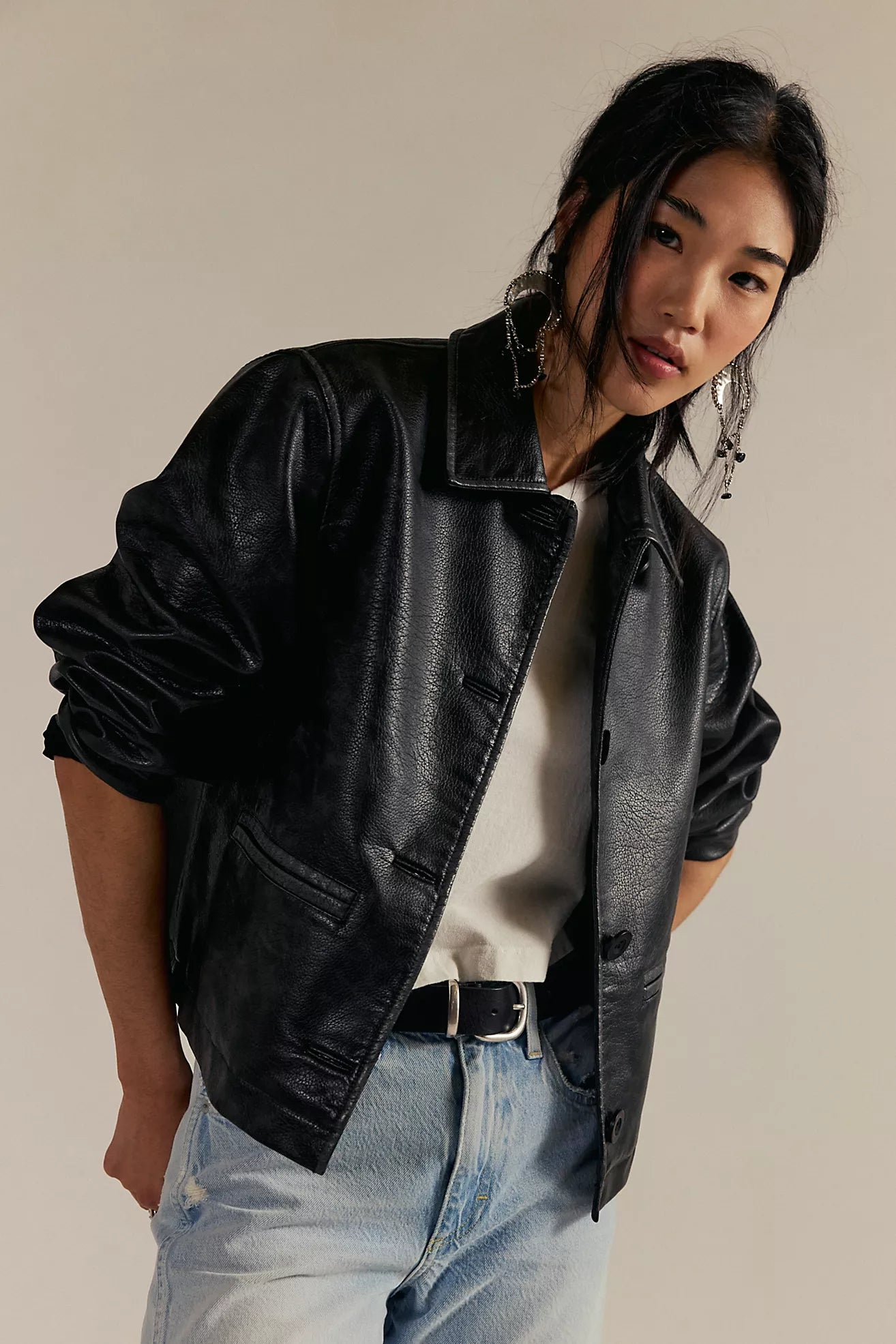 Hera Vegan Leather Jacket