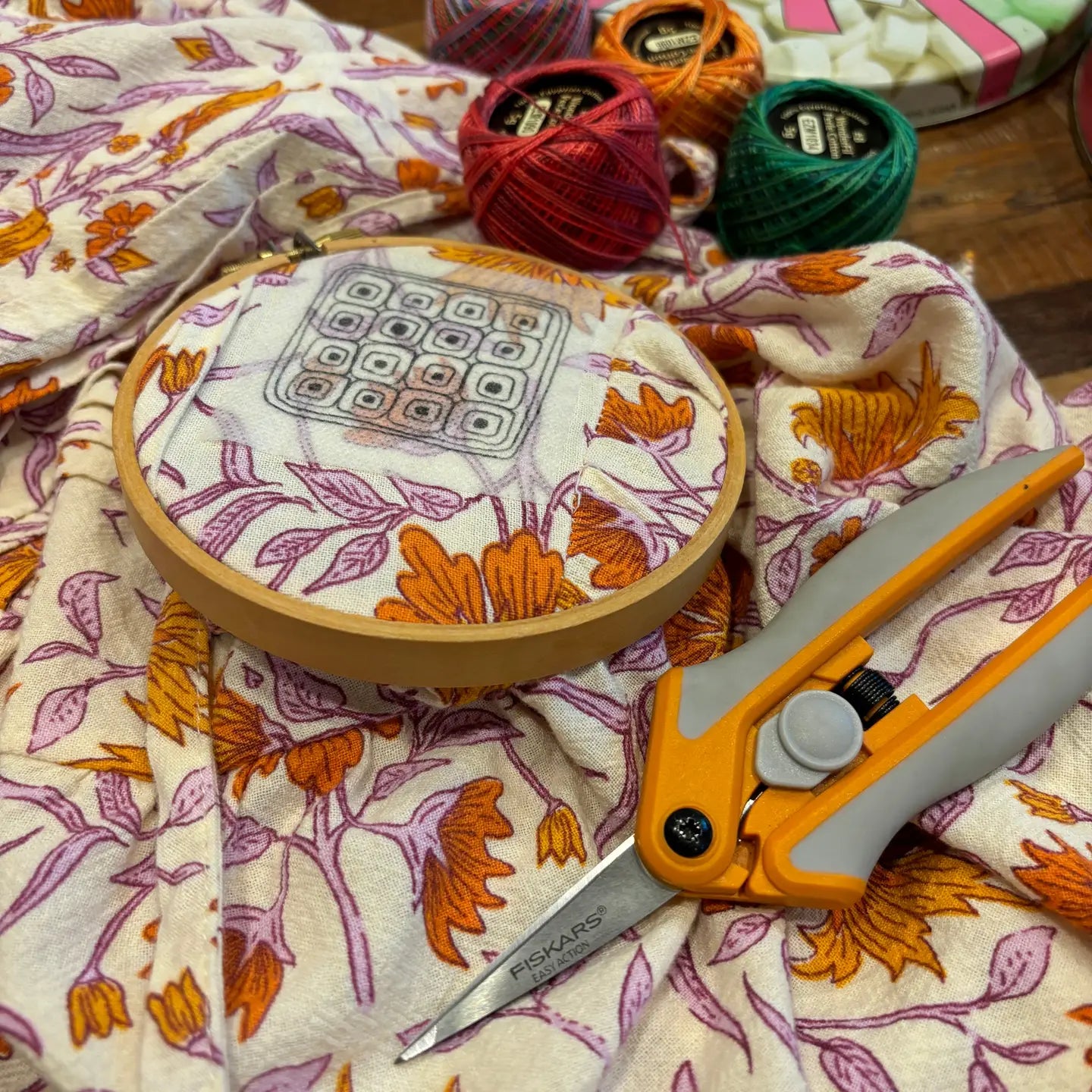 Quilt Squares Stick and Stitch Set