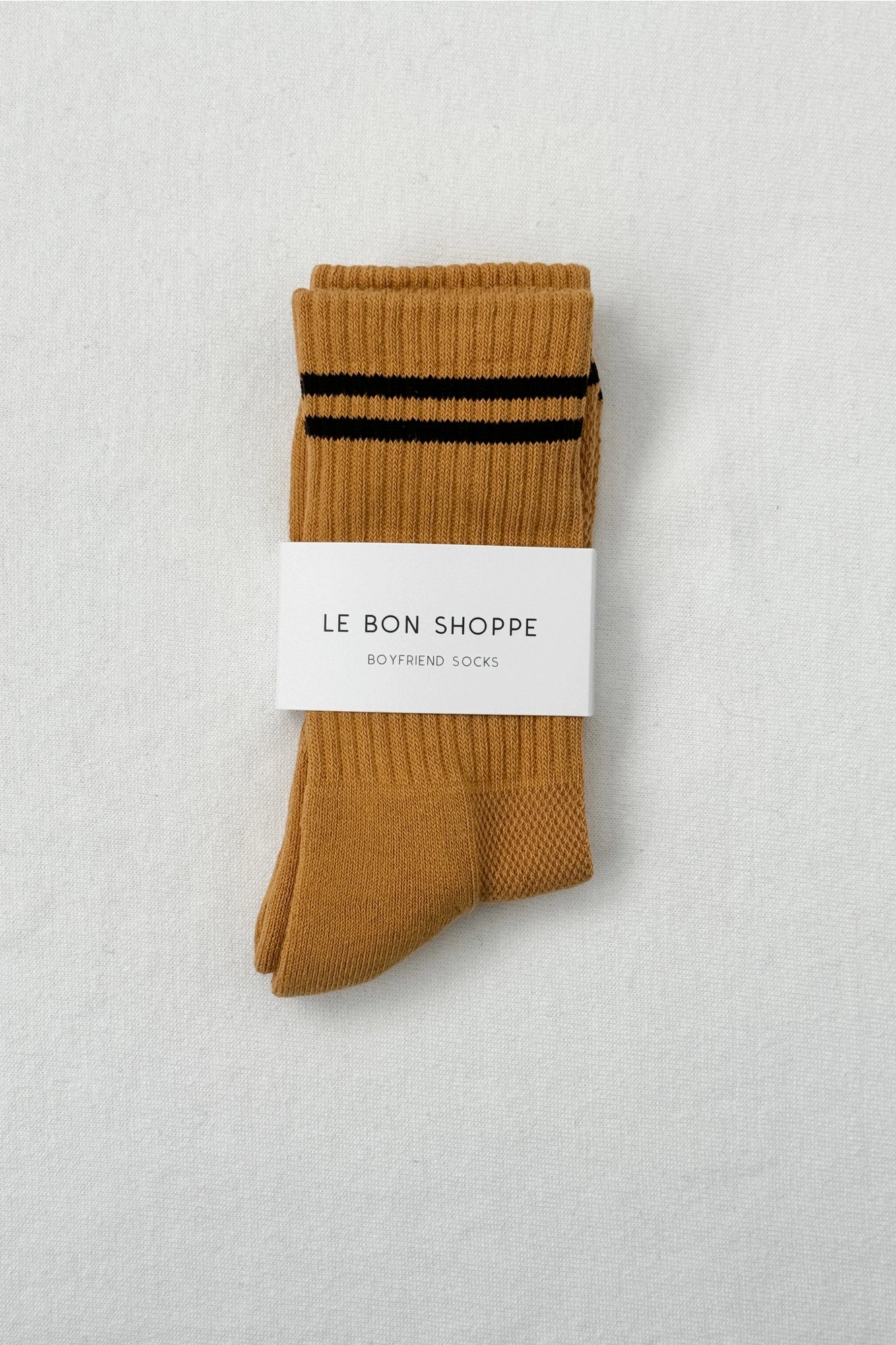 Boyfriend Socks in Biscotti