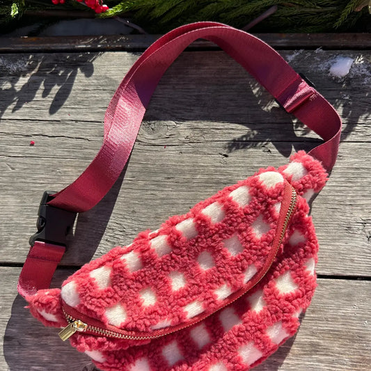 Belt Bag in Red