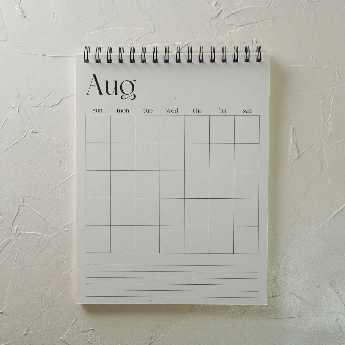 Monthly Agenda