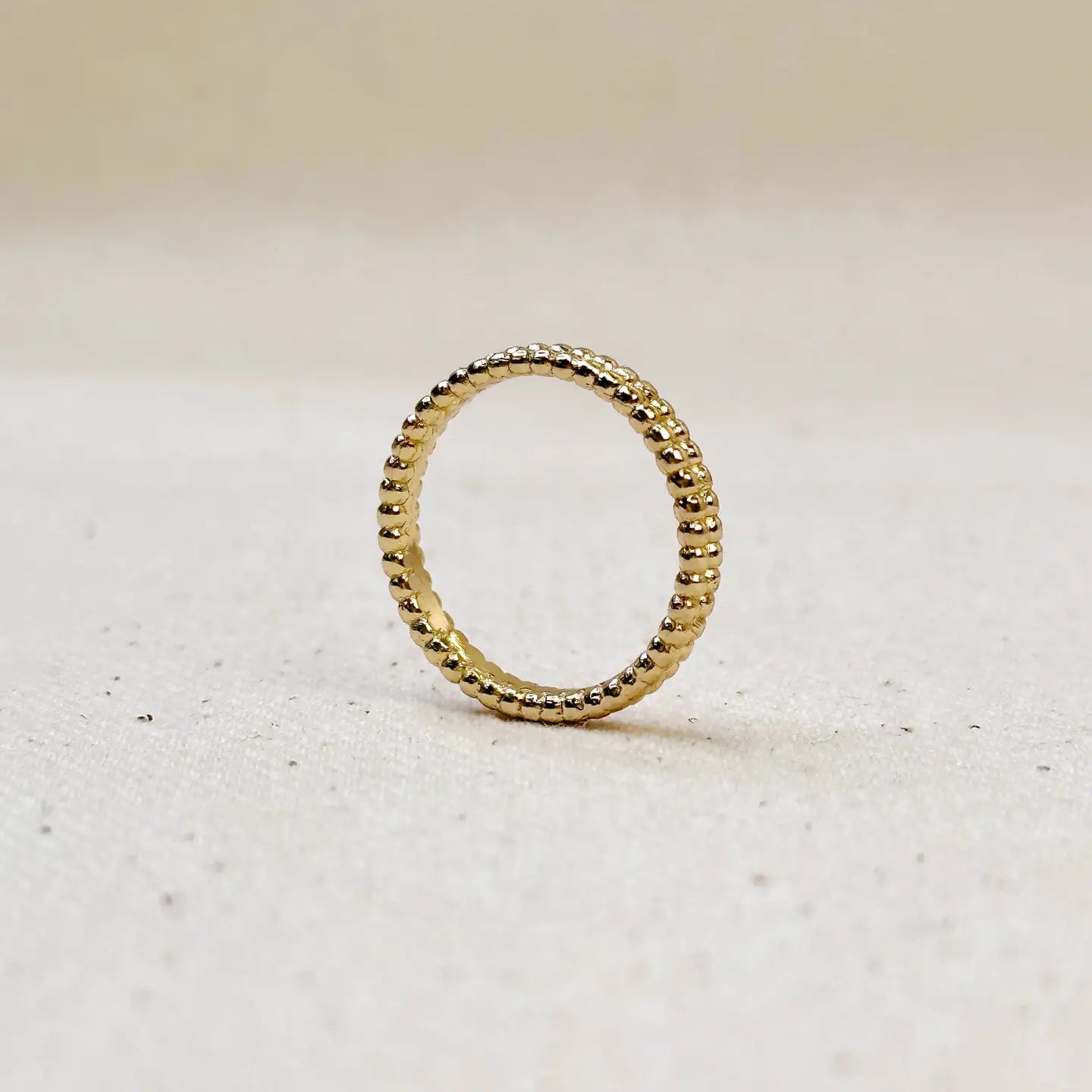 Double Beaded Band Ring