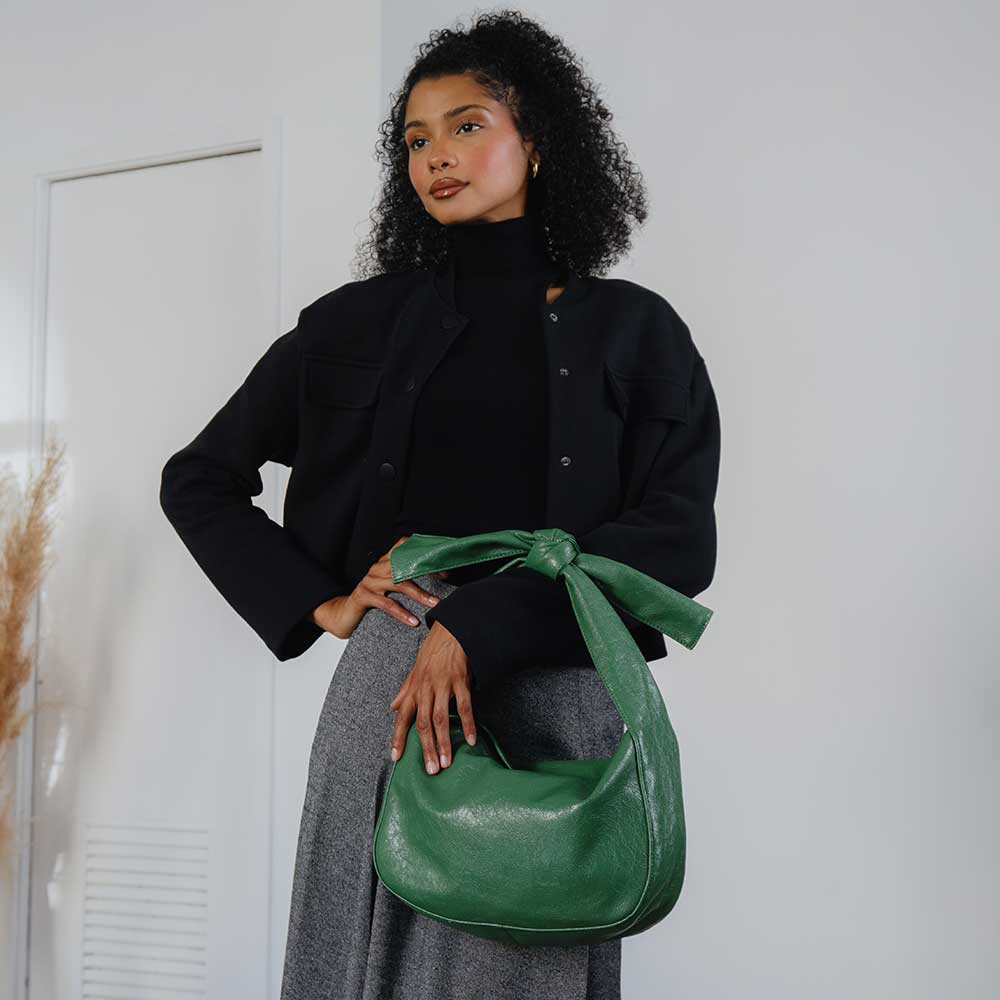 Marni Green Recycled Vegan Crossbody Bag