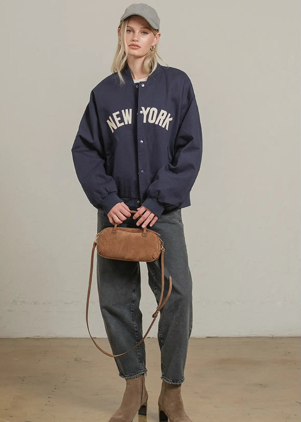 New York Patchwork Varsity Jacket