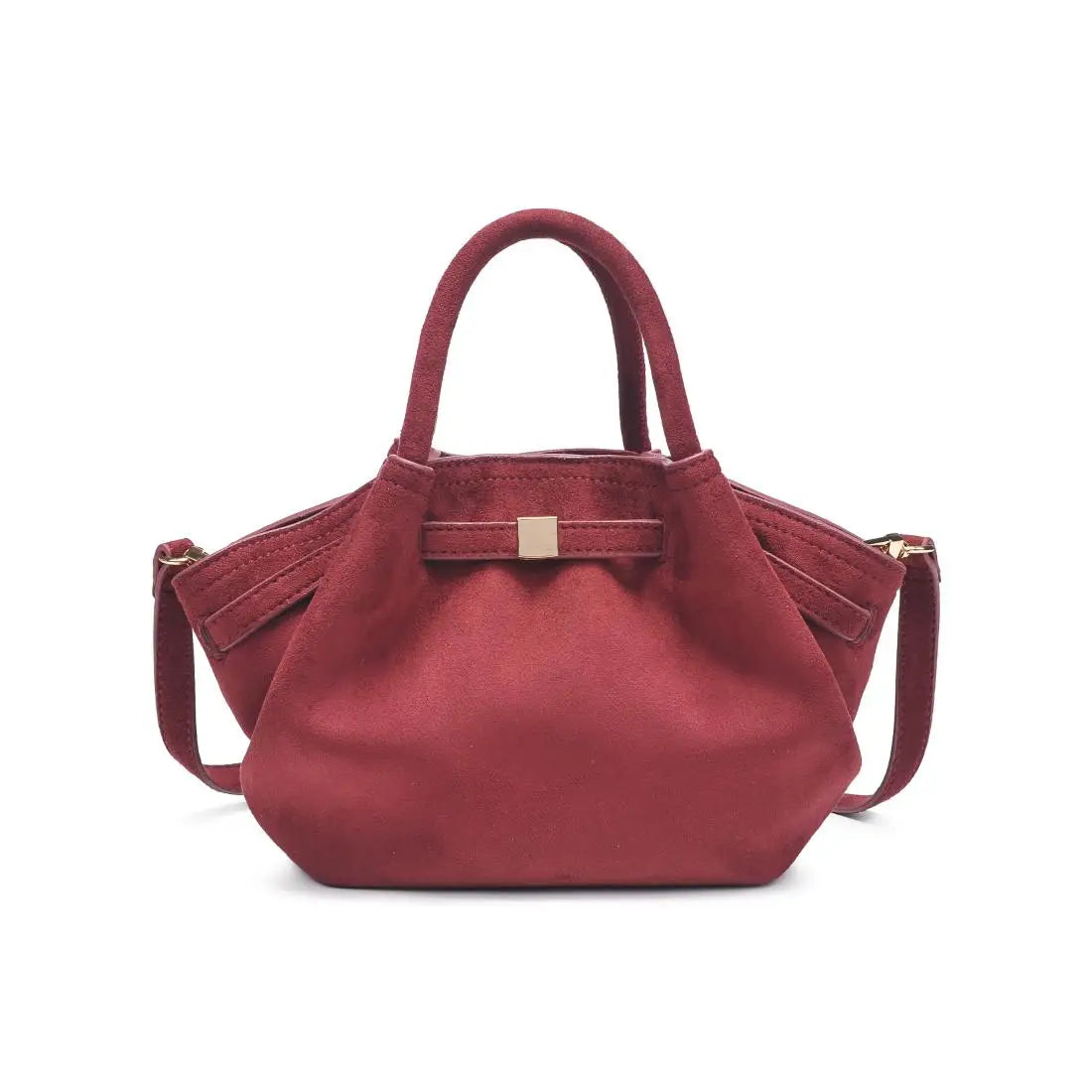 Selena Mini Crossbody in Wine