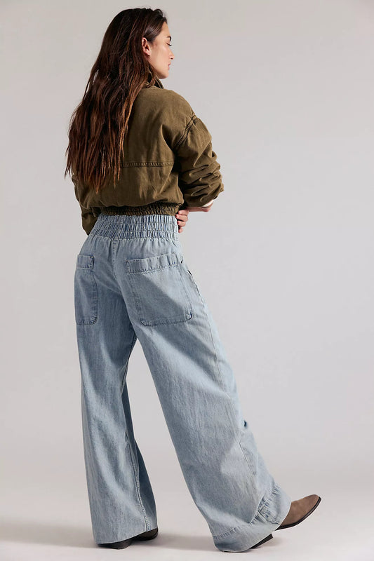 Breezy Denim Pull-On Jeans