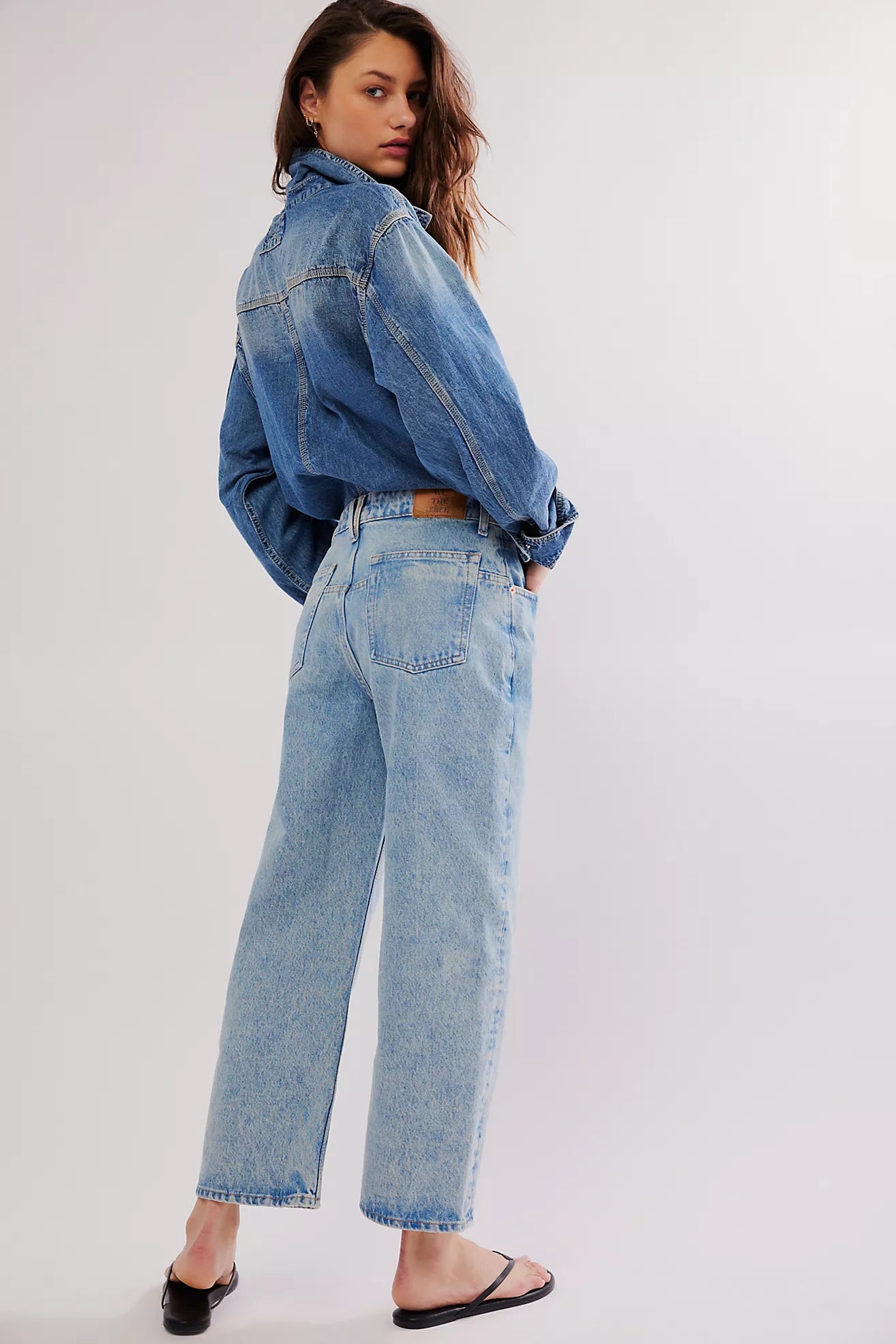 Deep Trance Dropped Boyfriend Jean