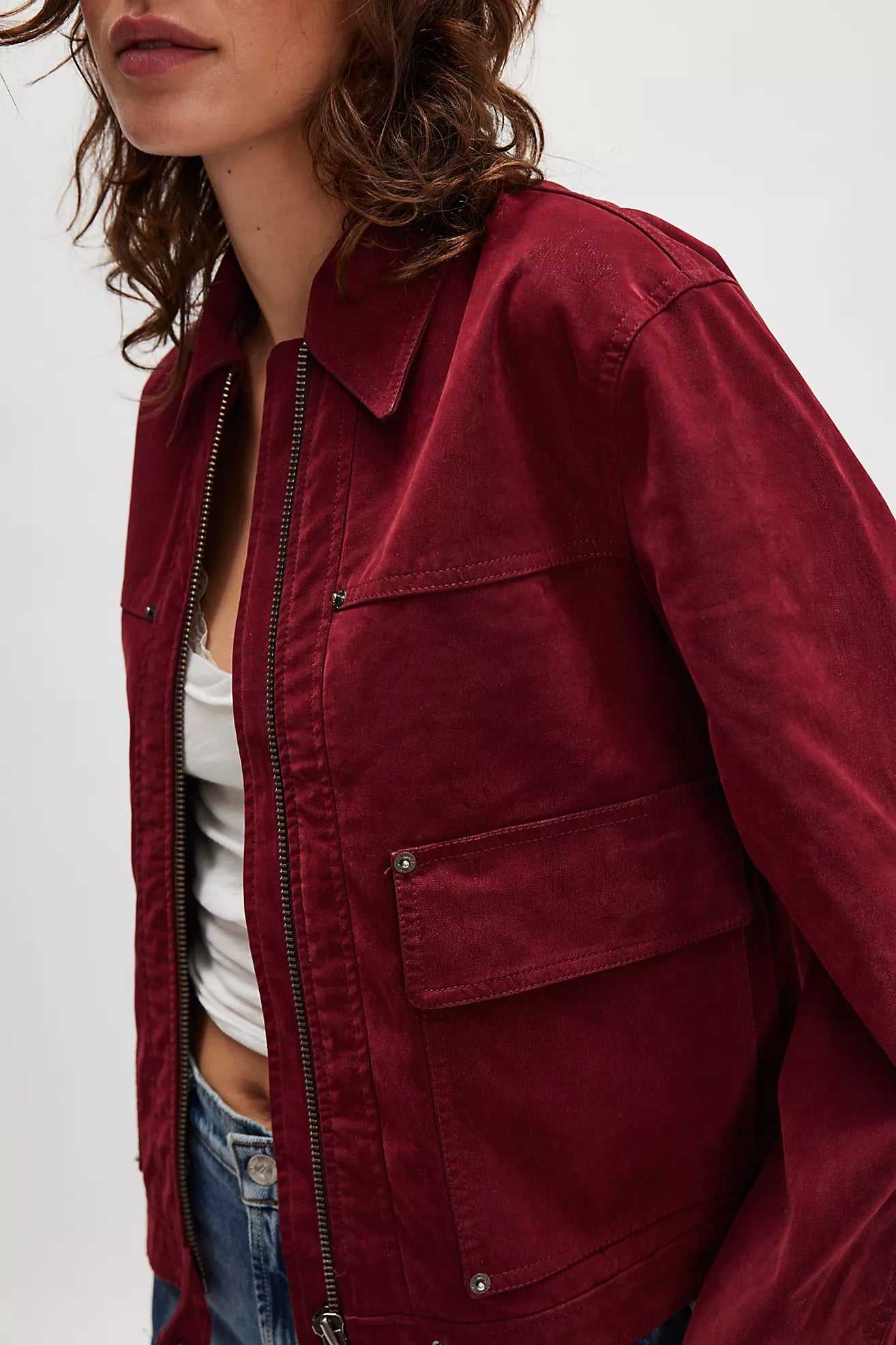 Blair Vegan Suede Jacket