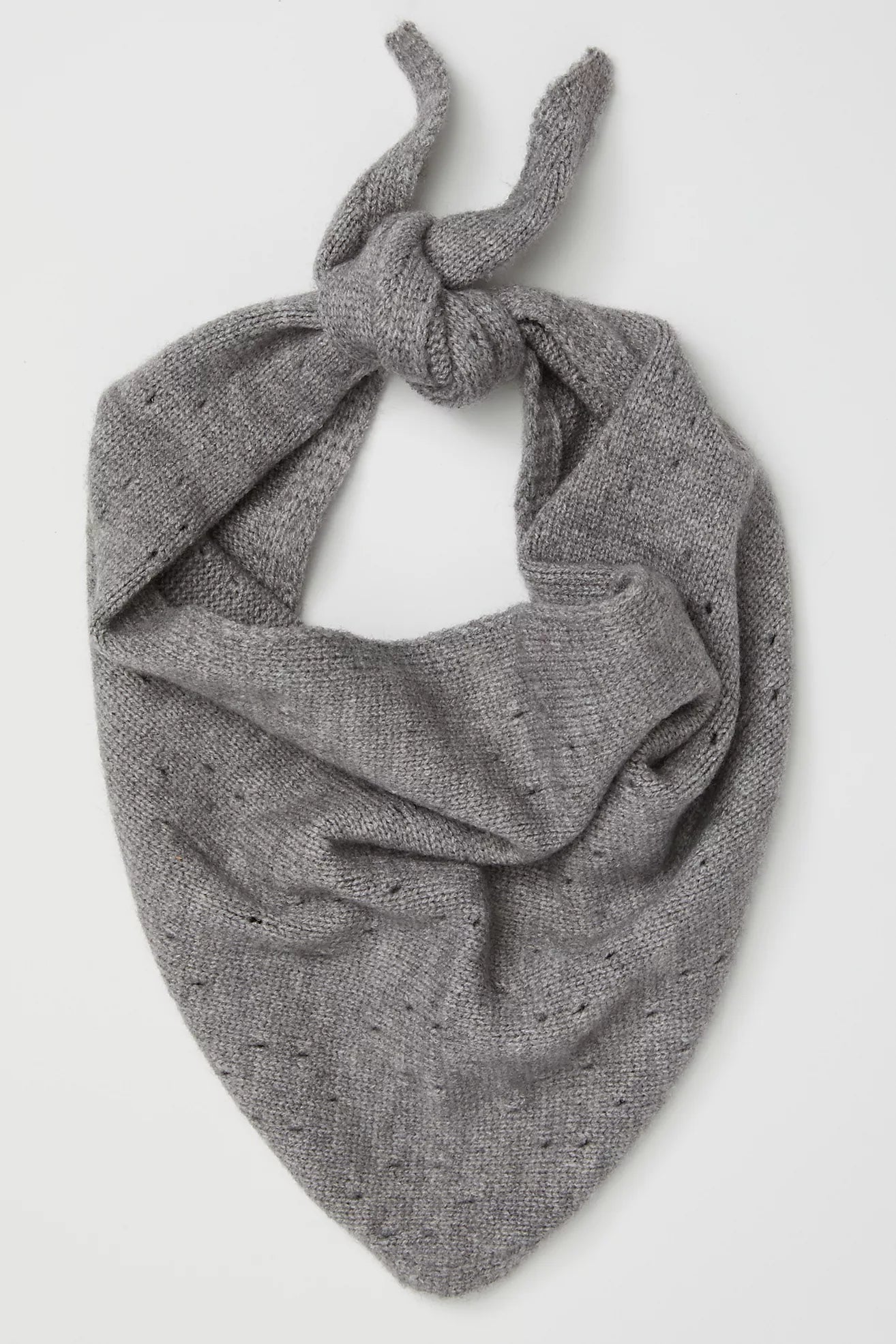 Essential Triangle Scarf in Grey