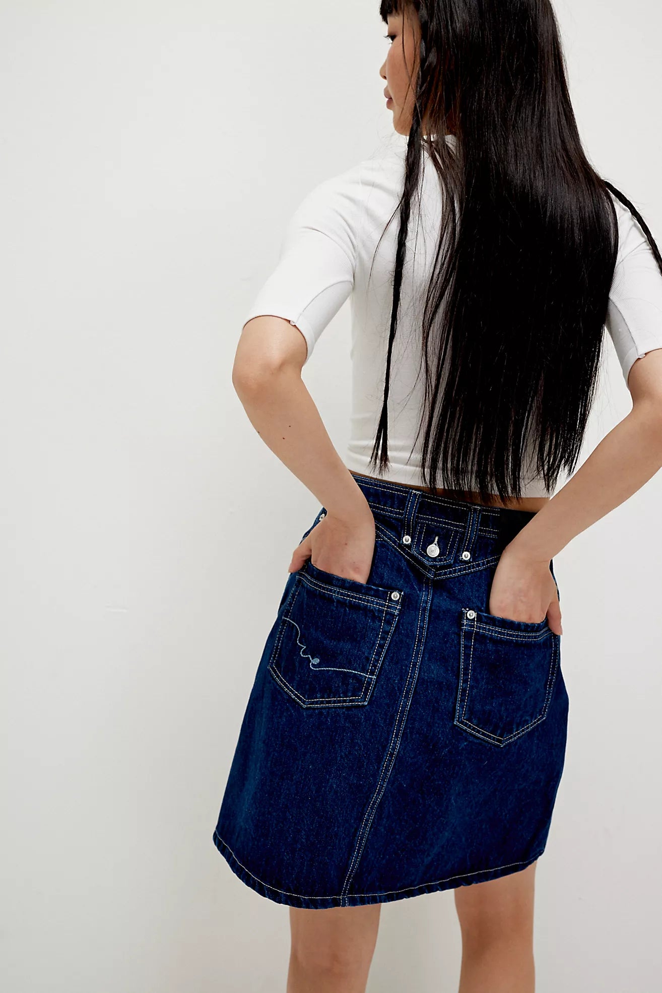 Suzy Denim Midi Skirt