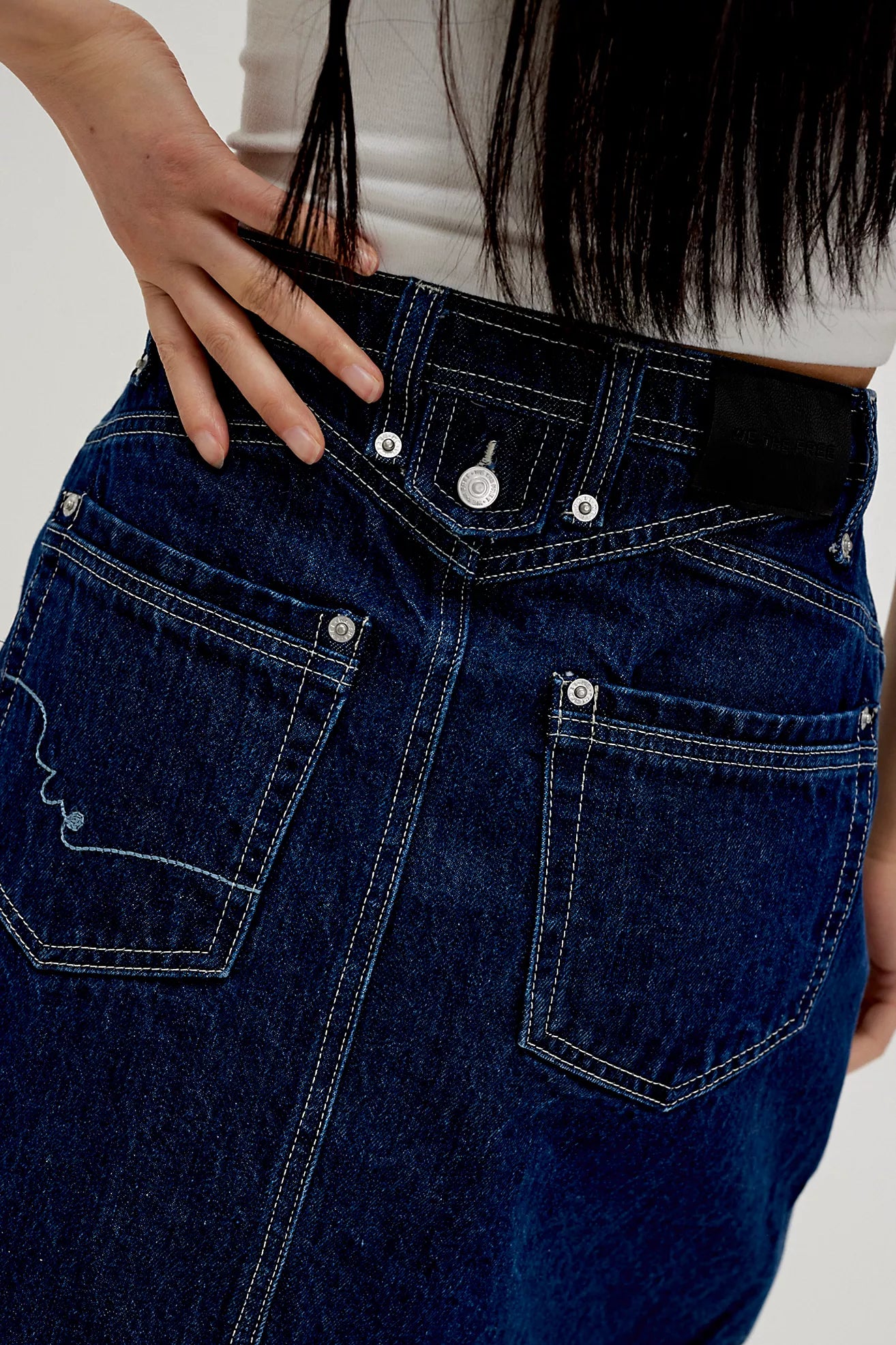 Suzy Denim Midi Skirt