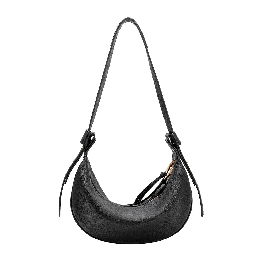 Hayden Black Recycled Vegan Crossbody Bag