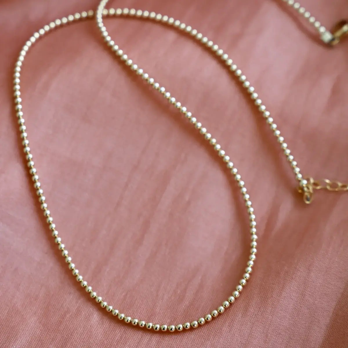 Gold Filled Beaded Chain