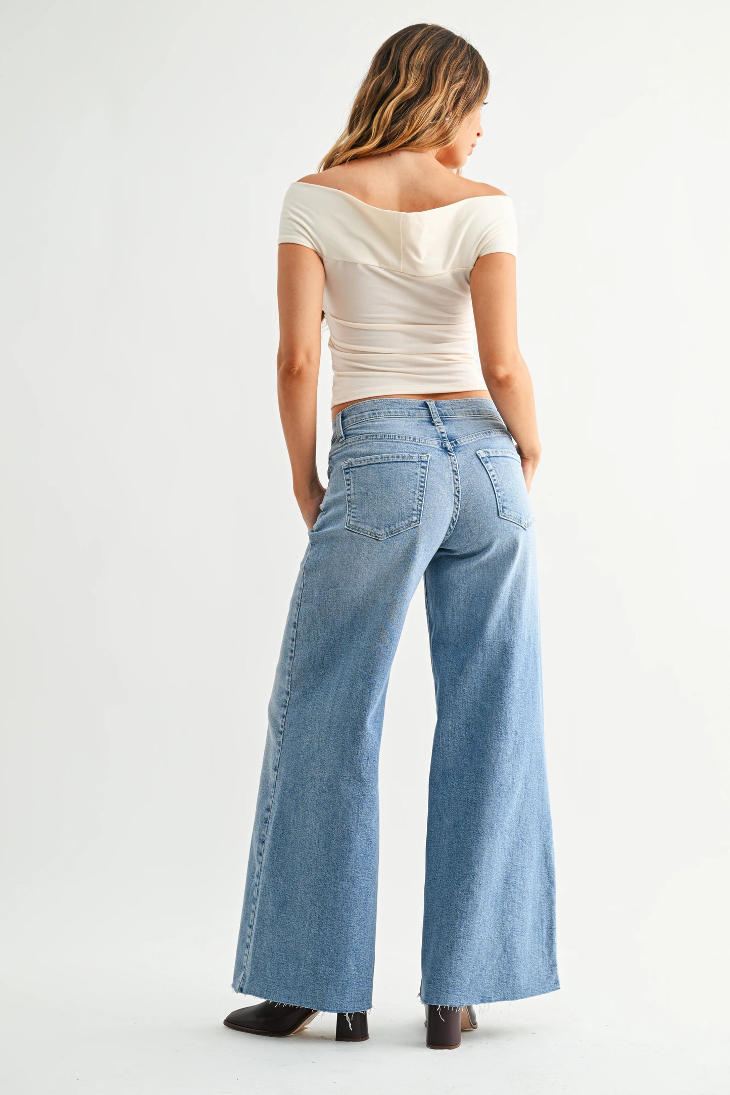 Super Wide Leg Stretch Jean