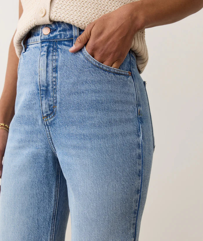 Charlie Denim Straight Pant