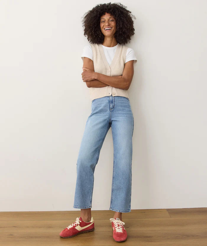 Charlie Denim Straight Pant