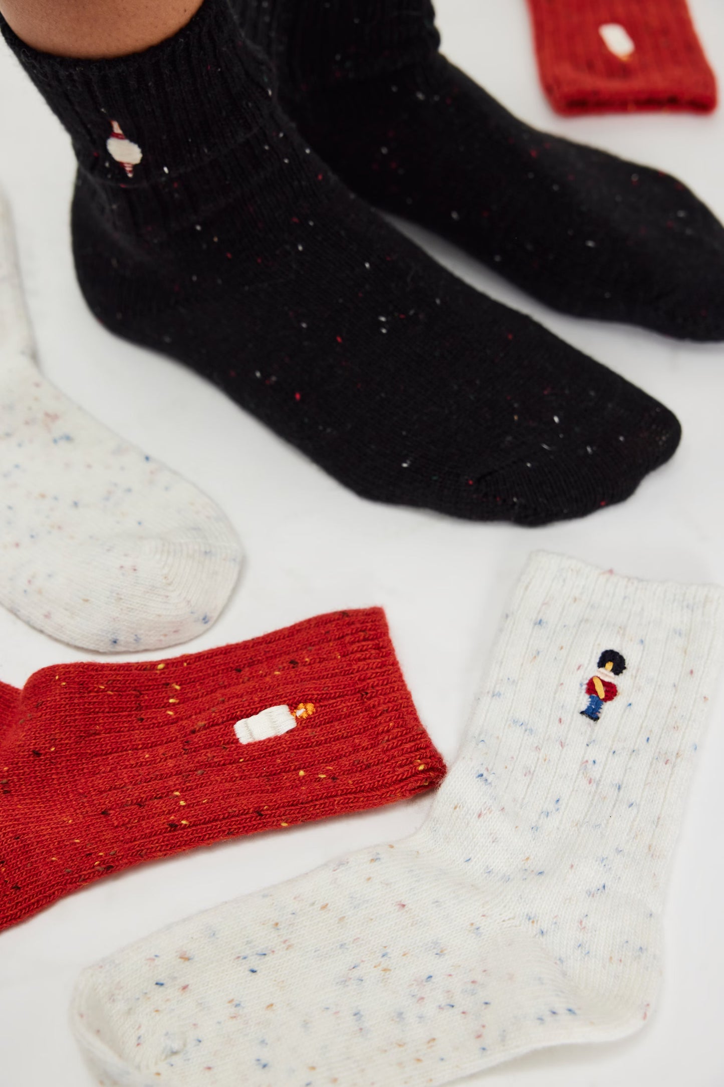 Holiday Heritage Sock Pack in Red