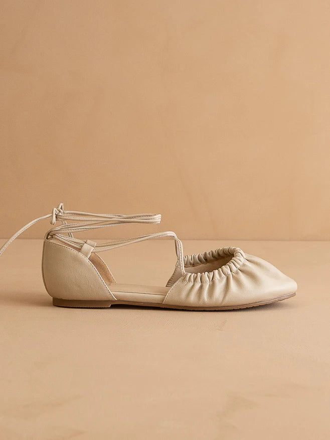 The Laney Lace Up Ballet Flat