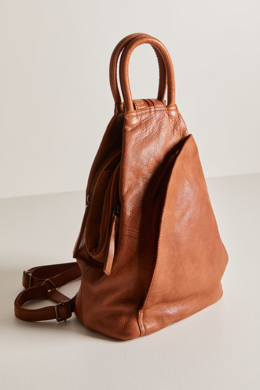 Soho Convertible Sling Bag in Distressed Brown