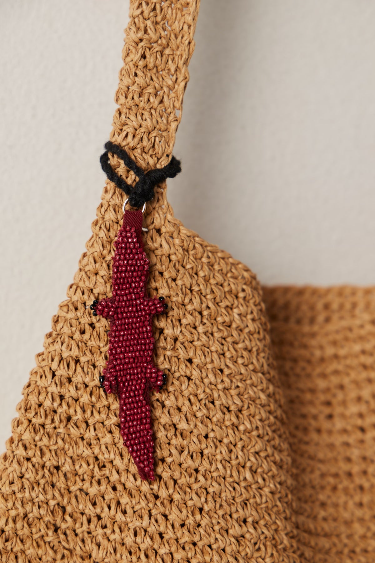 Coastal Crush Straw Tote - Natural