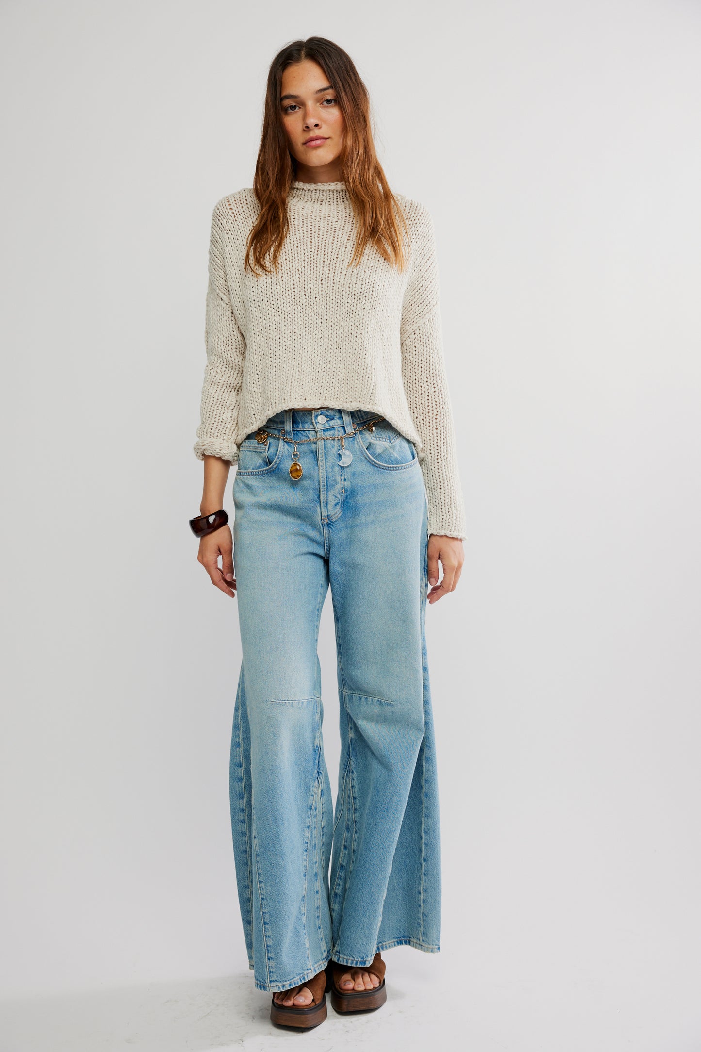 Opal Knit Sweater in Tea
