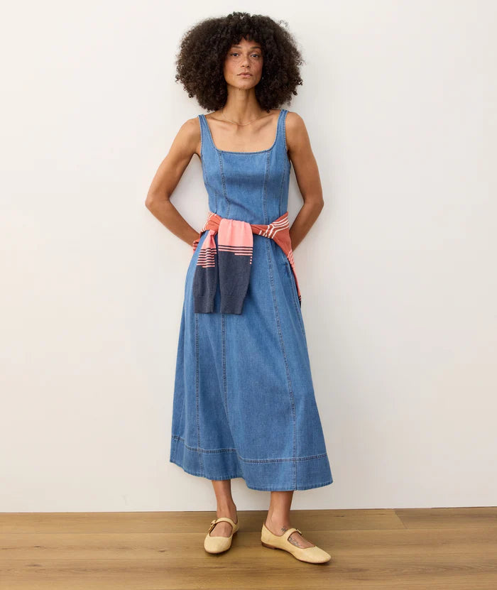 Roan Denim Maxi Dress Roan Denim Maxi Dress