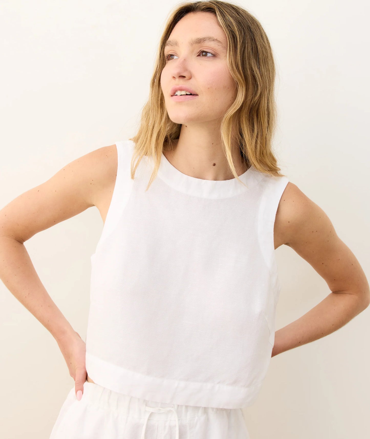 Quinn Linen Tank