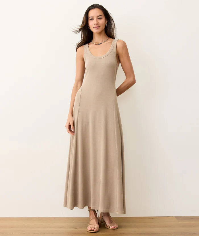 Lexi Rib Sun-In Fit & Flare Dress Minky Mink Lexi Rib Sun-In Fit & Flare Dress Minky Mink