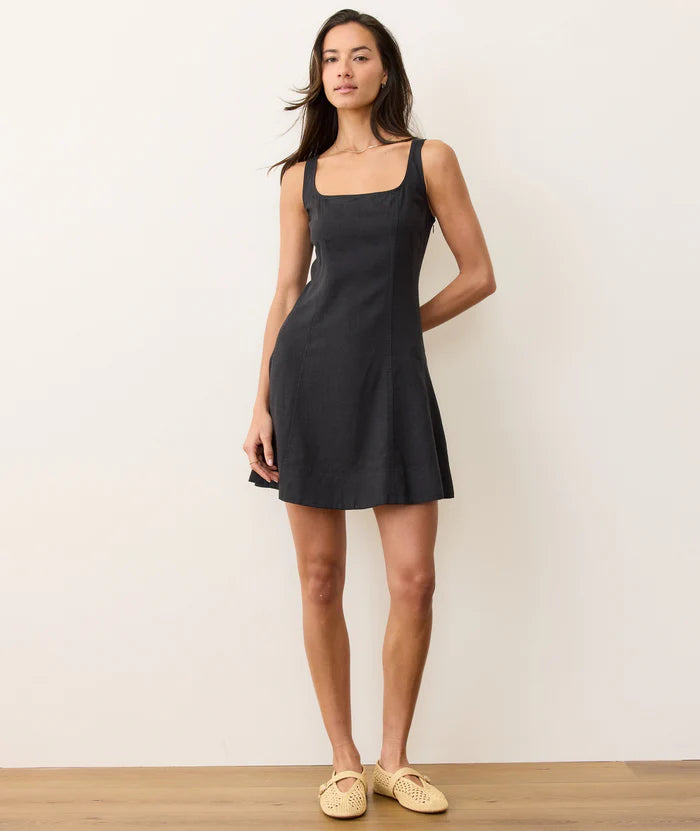 Denisse Sleeveless Minidress In Black Denisse Sleeveless Minidress In Black
