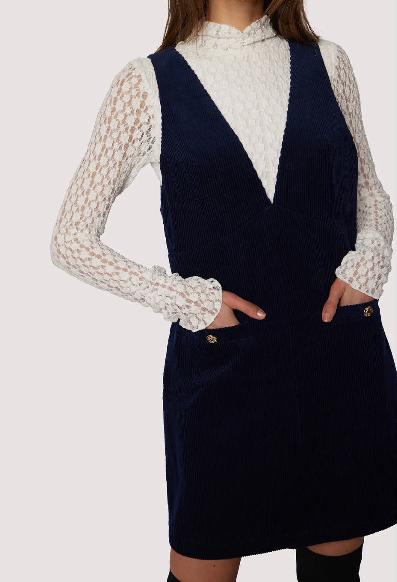 Twilight Allure V-Neck Mini Dress