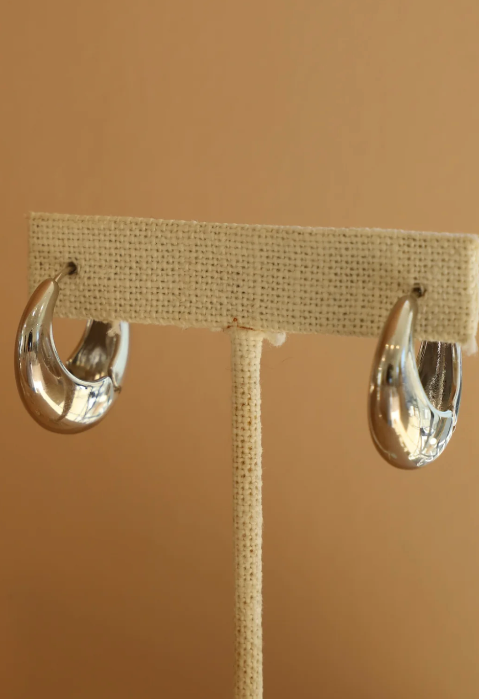 Silver Amalfi Chunky Hoops