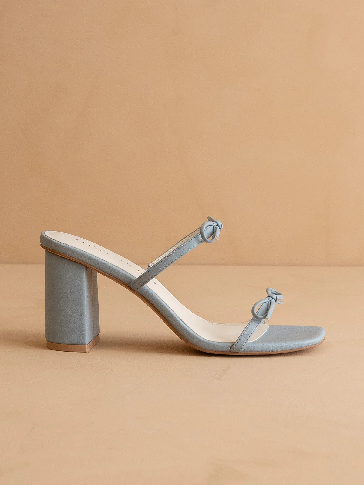 The Wendy Double Strap Bow Heels