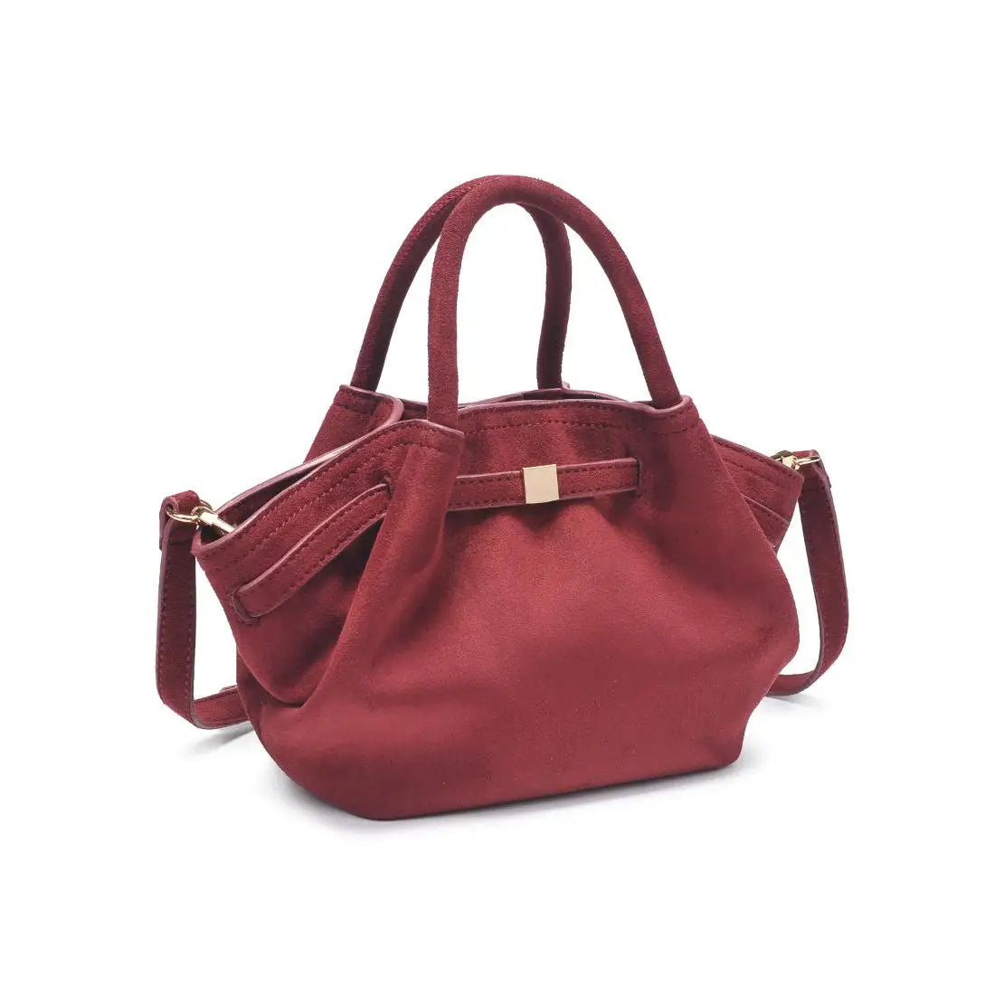 Selena Mini Crossbody in Wine