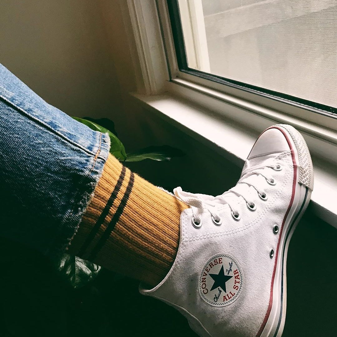 Boyfriend Socks in Biscotti