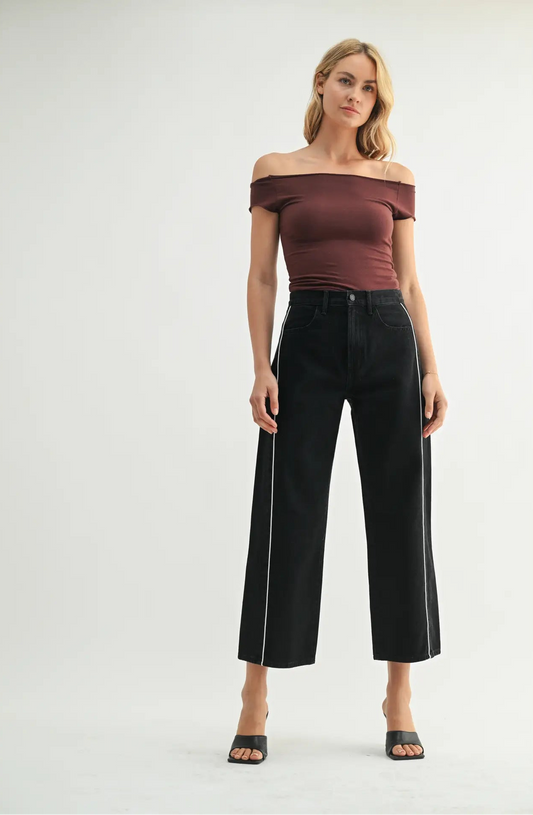 Barrel Jean Twist - Black