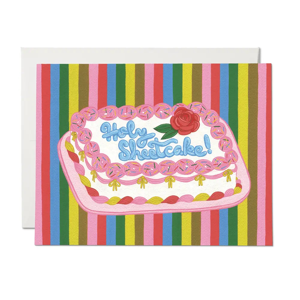 Holy Sheetcake Greeting Card