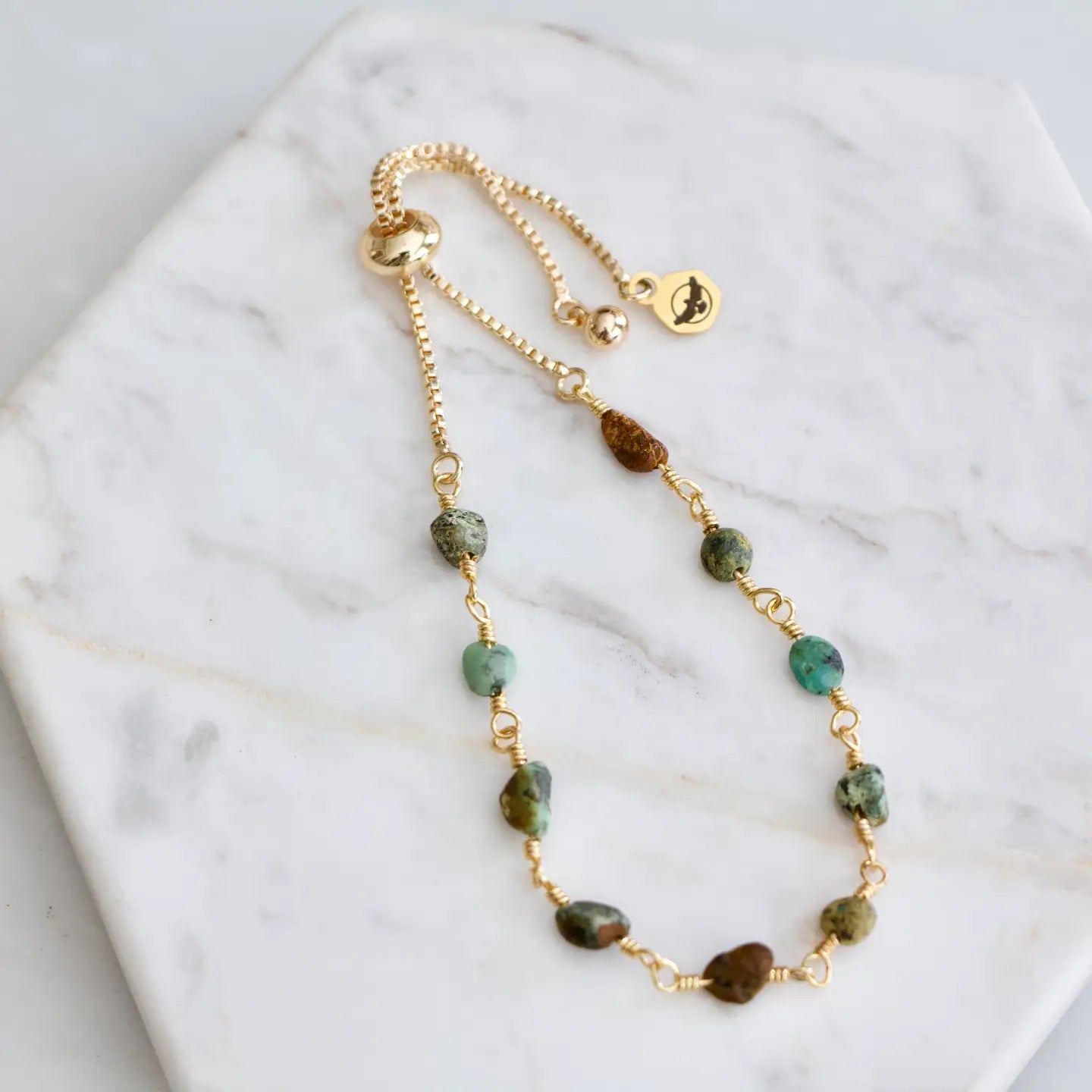 African Turquoise Adjustable Bracelet
