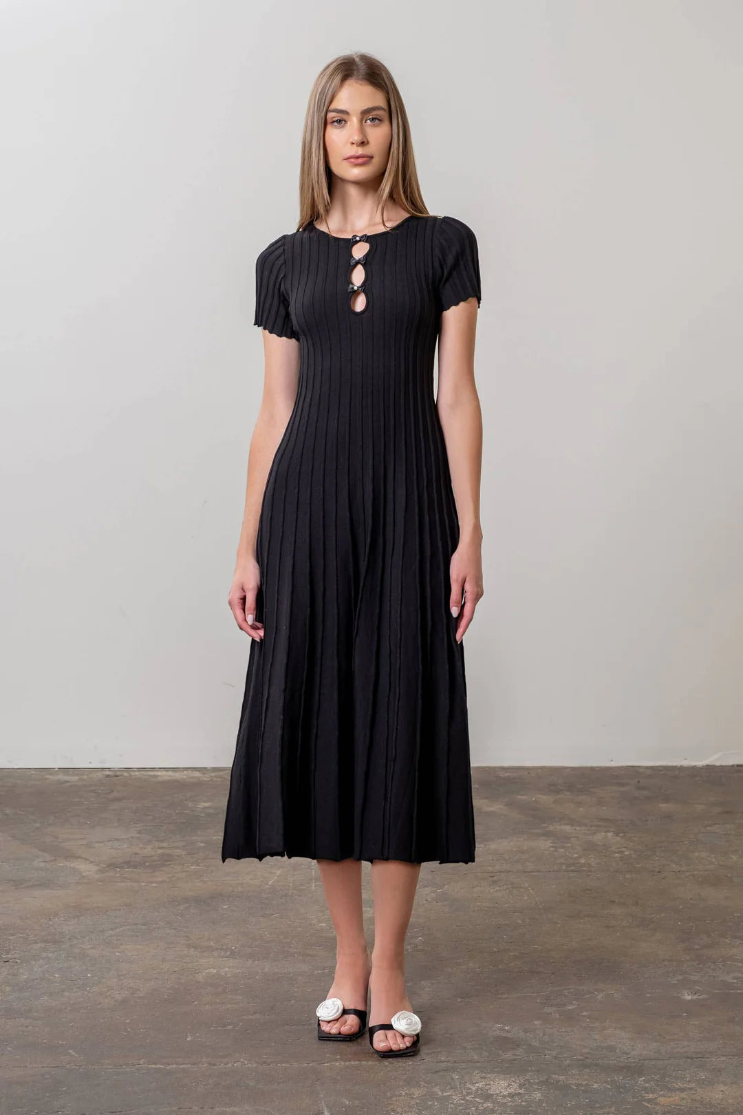 Bow Knit Midi