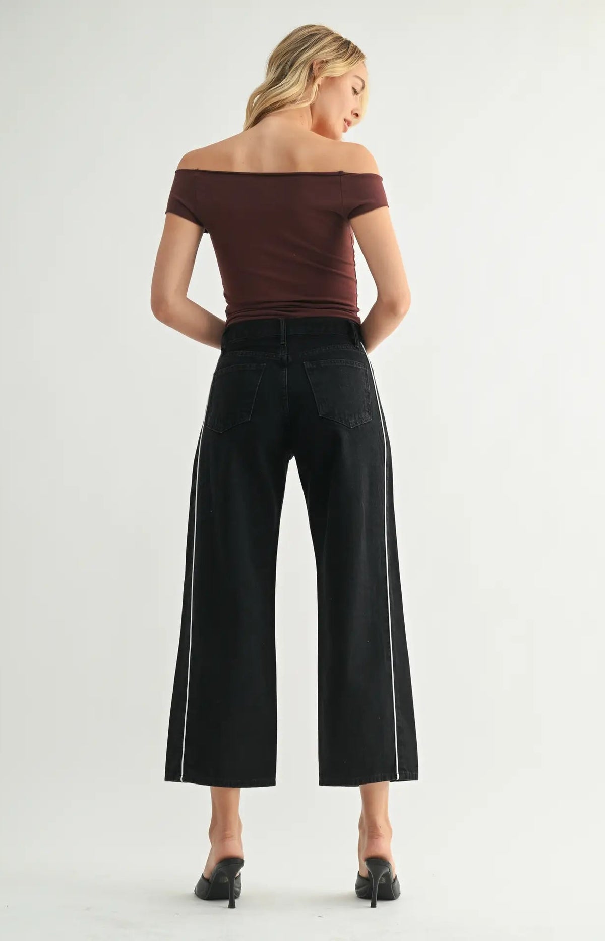 Barrel Jean Twist - Black