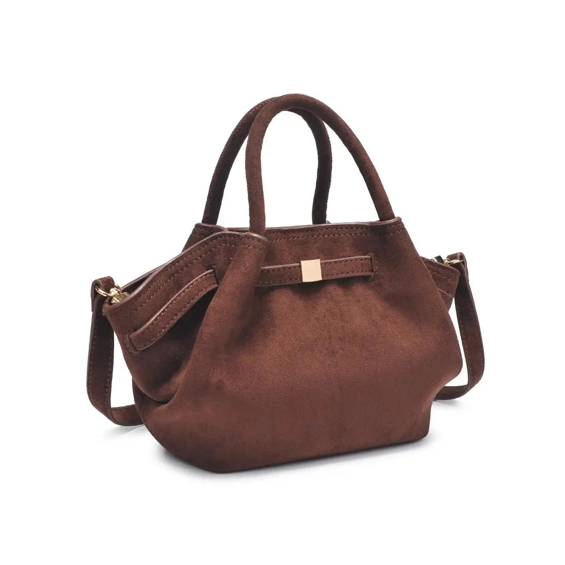 Selena Mini Crossbody in Chocolate