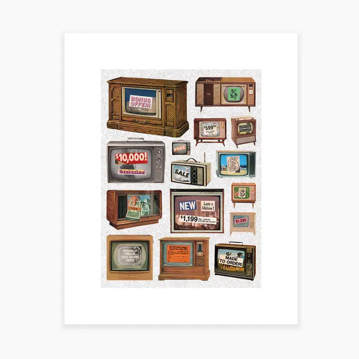 What's On Tv? Art Print