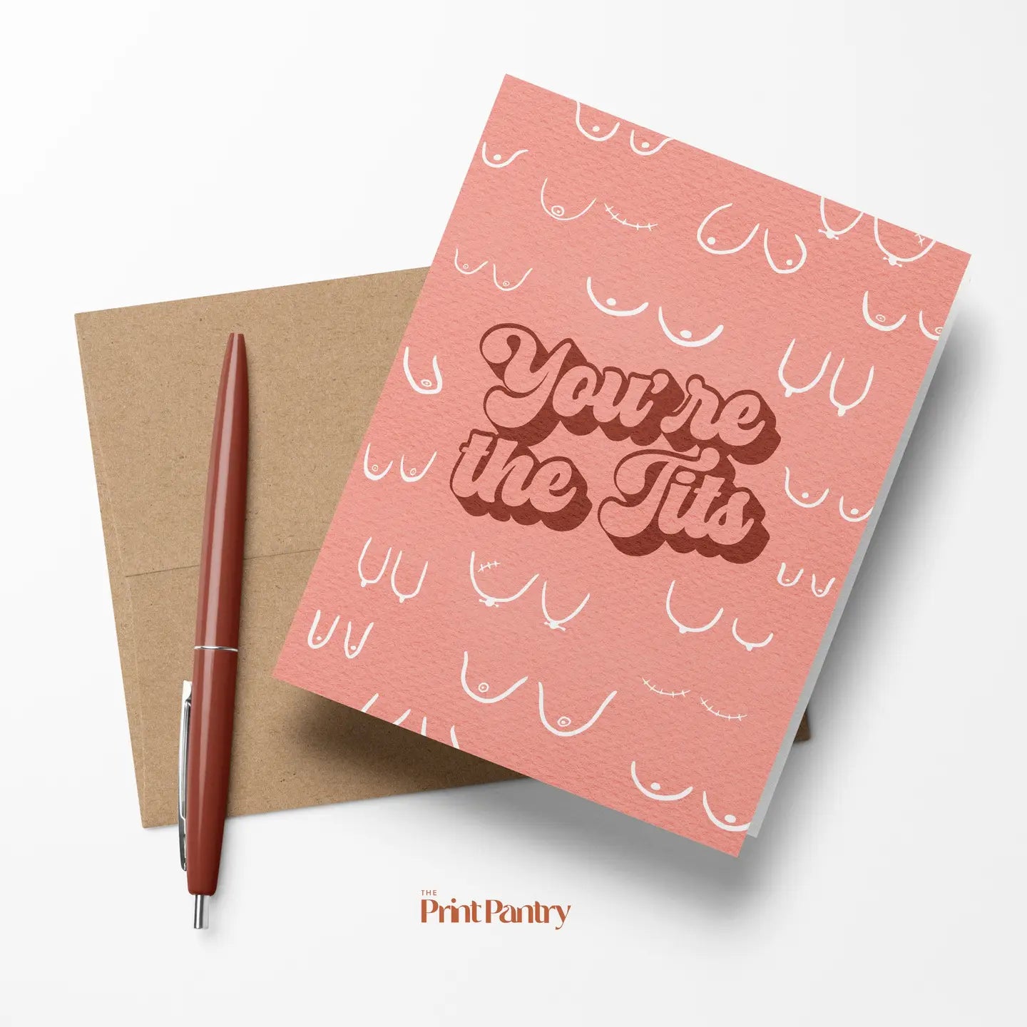You're the Tits Greeting Card