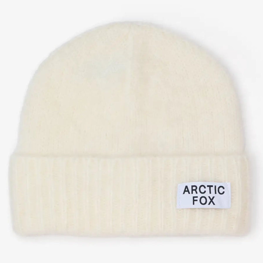 The Mohair Beanie - Winter White