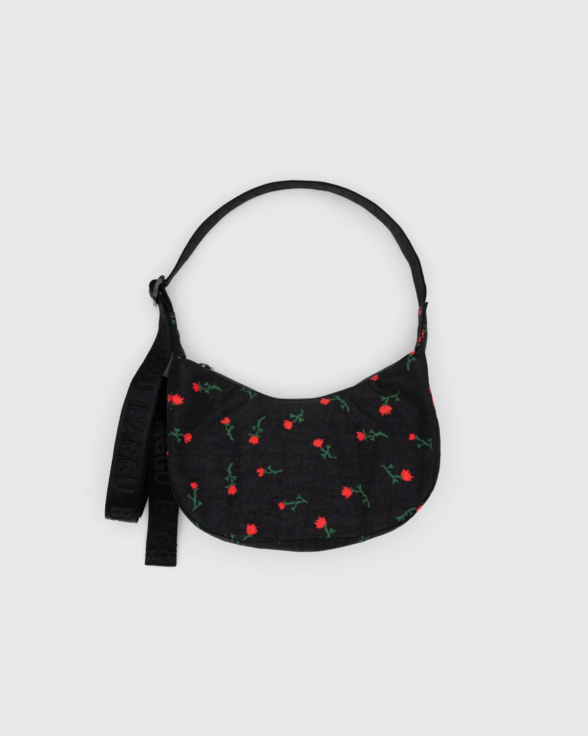 Small Nylon Crescent Bag - Painted Wildflower