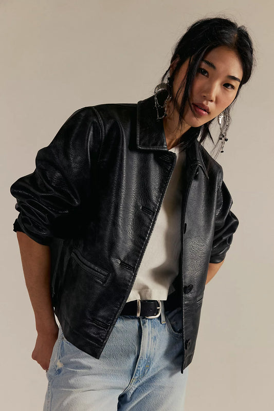 Hera Vegan Leather Jacket