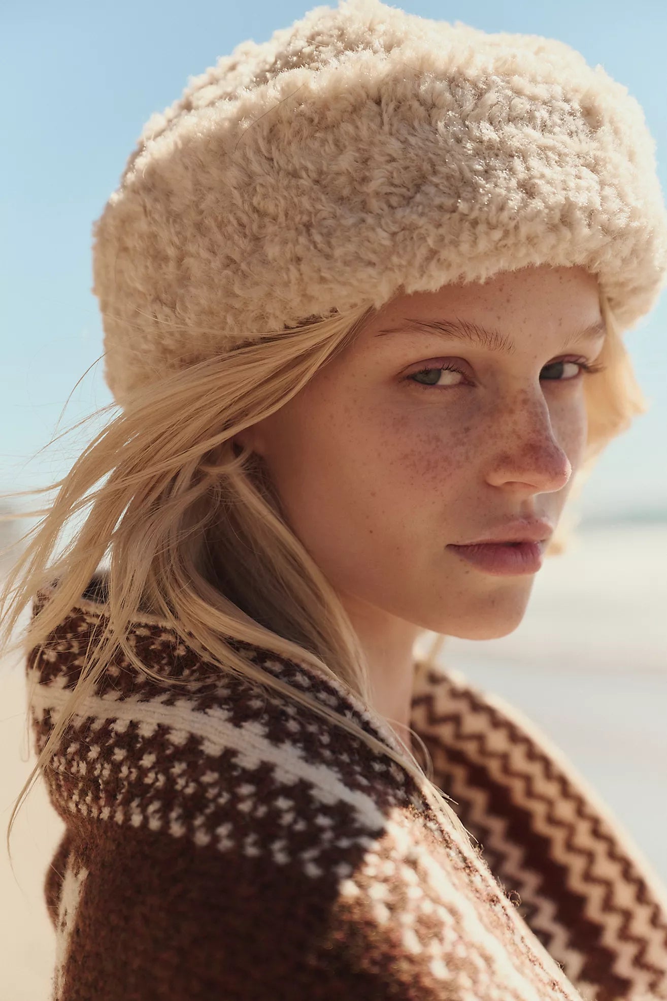 Oh So Cozy Fisherman Hat in Ivory