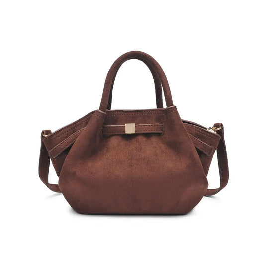 Selena Mini Crossbody in Chocolate
