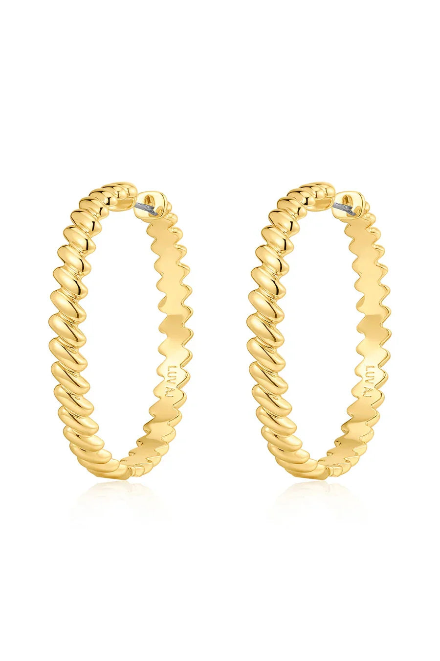 The Snake Chain Hoops