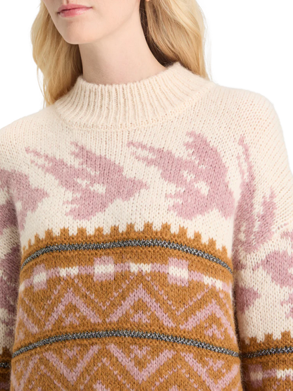 Metallic Fair Isle Sweater