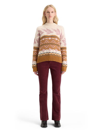 Metallic Fair Isle Sweater